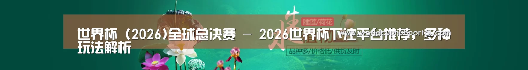 鲜花水草花卉网站模板