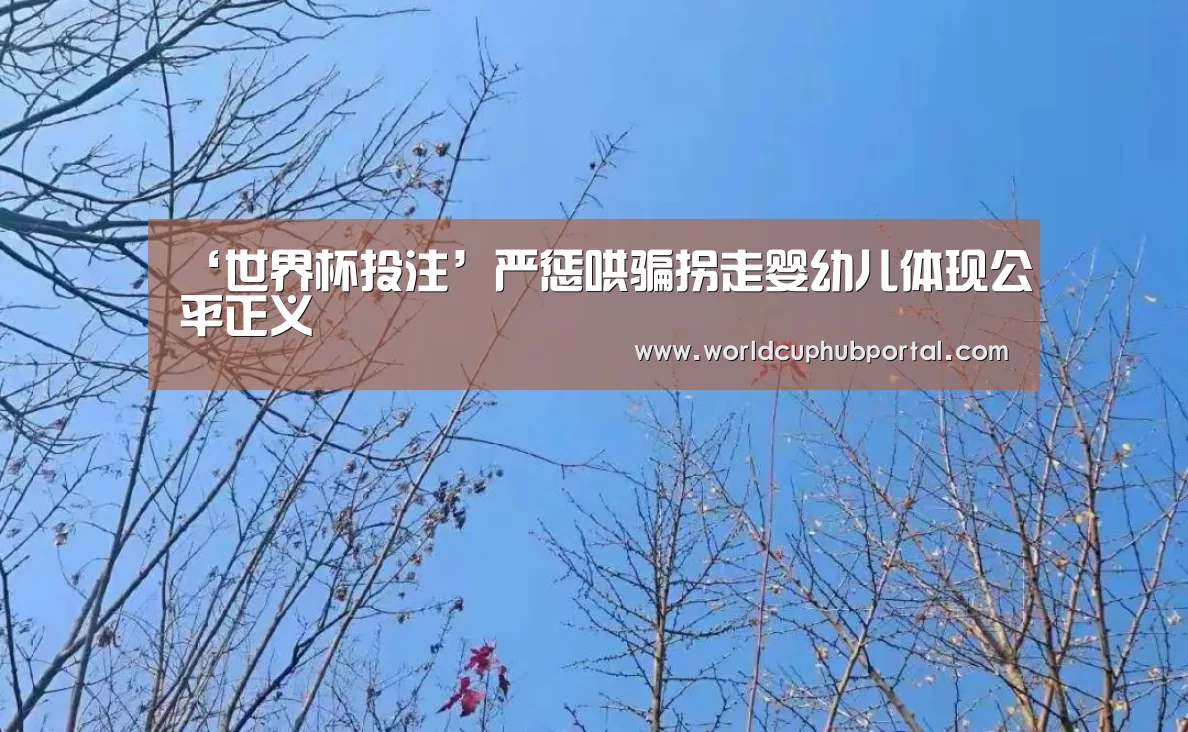 ‘世界杯投注’严惩哄骗拐走婴幼儿体现公平正义